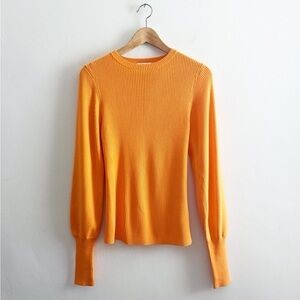 & Other Stories Atelier Orange Short Sleeve Top
